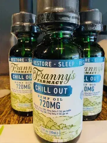 【CBDオイル】MCTオイル　CHILL OUT CBD CBN Hemp Oil Tincture - Chill Out