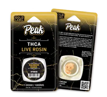 Peak Gold Label Live Rosin – Concentrado Premium de THCa (1g)